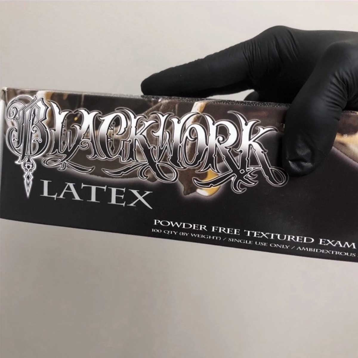 Blackwork Latex Exam Gloves (CARTON)